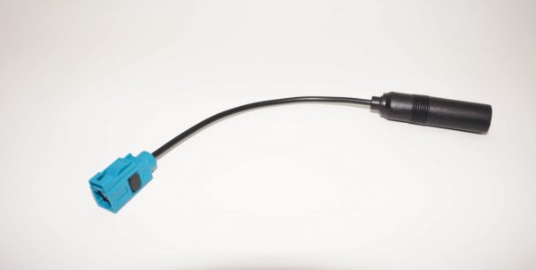 Car HD Radio AM FM Antenna FAKRA Code-Z Jack/Female to DIN Socket RG-174 Cable 6 Inch - Image 4